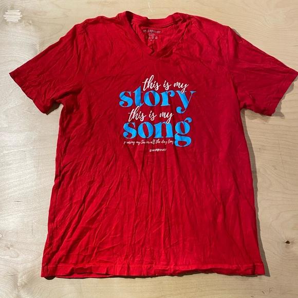 Grace & Truth Red Graphic Shirt XL (DV) - Picture 2 of 7